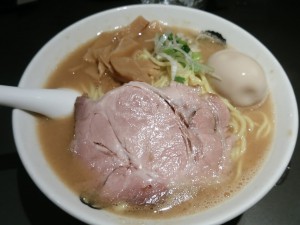 6.11土-麺屋武蔵 武骨相傅（上野）味玉ら～麺